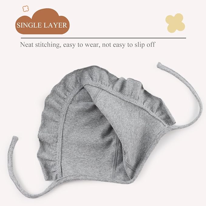 Lovely Baby Girl Hospital Hat Soft Cotton Newborn Beanie Winter Baby Hats - Image 3