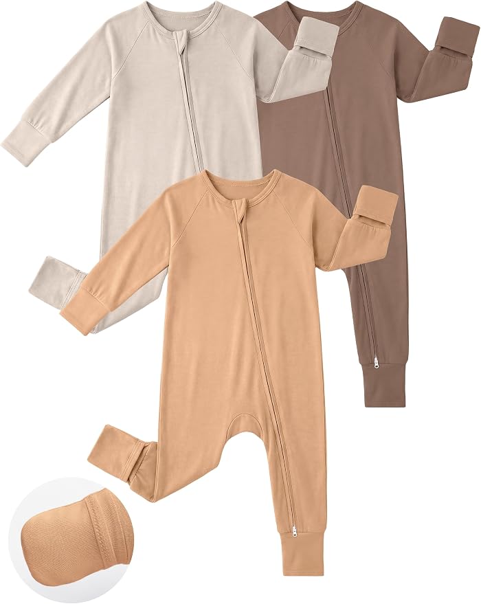 Yoofoss Viscose From Bamboo Baby Pajamas Footless & Footed baby Sleepers by YOOFOSS