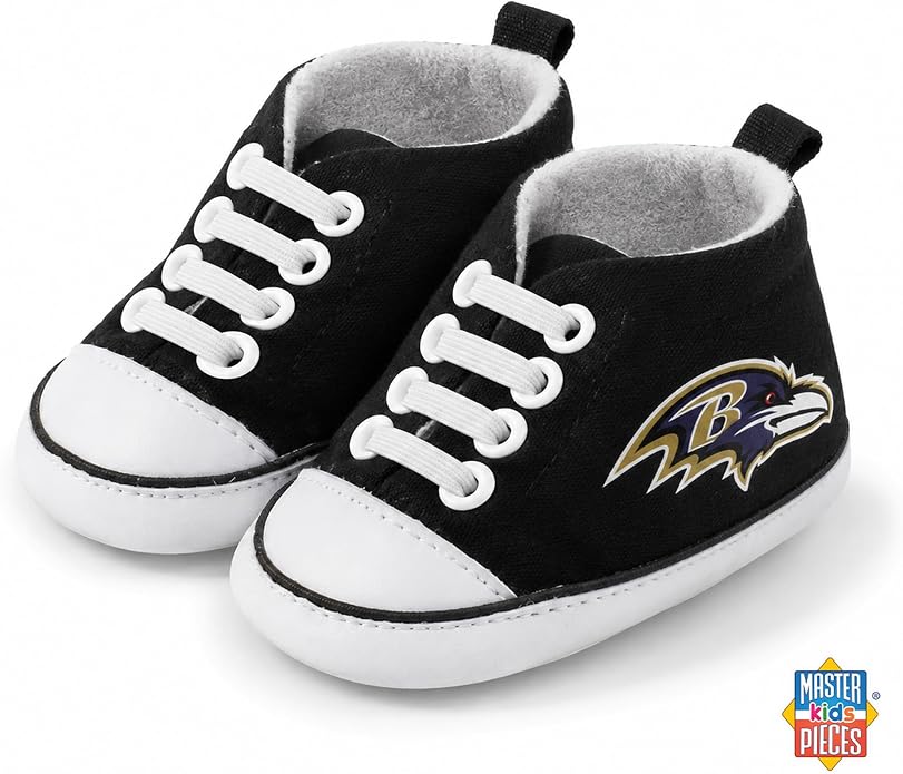MasterPieces - NFL Baby Pre-Walkers Shoes, Officially Licensed, High Top - Image 2
