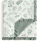 CREVENT 40''X40'' 100% Organic Cotton Muslin Baby Blanket by CREVENT
