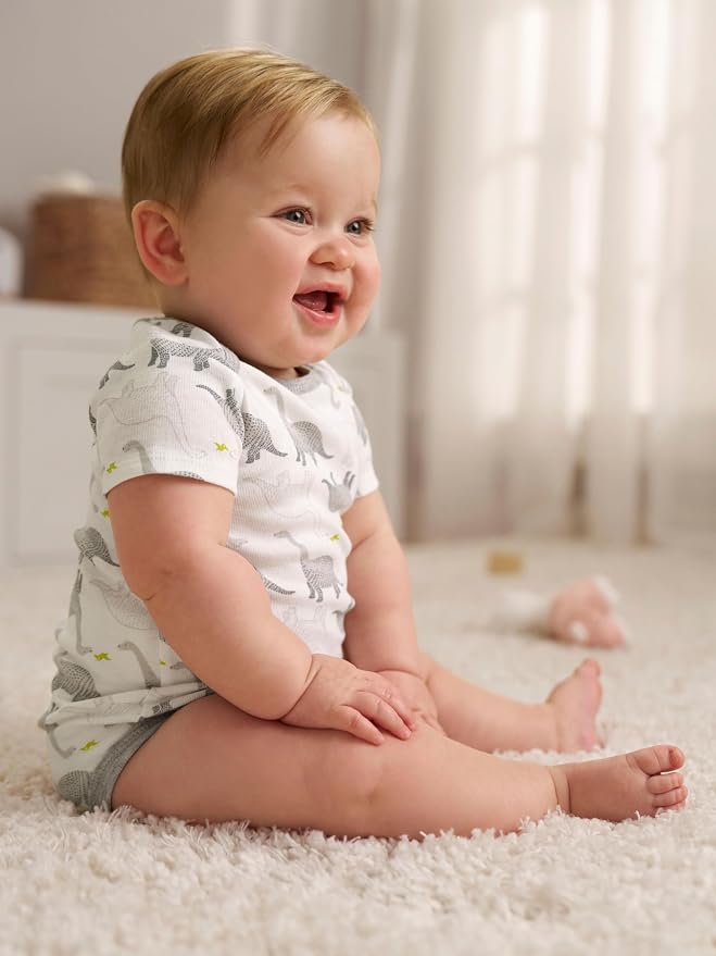 Simple Joys by Carter's Baby Boys 6-Pack Short-Sleeve Bodysuit - Image 2