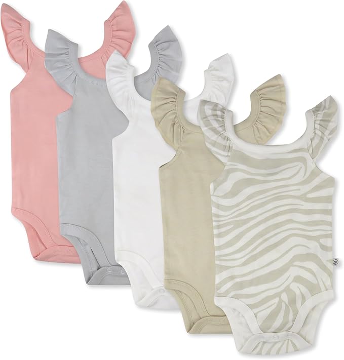 HonestBaby Multipack Sleeveless and Cami Bodysuits One-Piece 100% Organic Cotton by HonestBaby