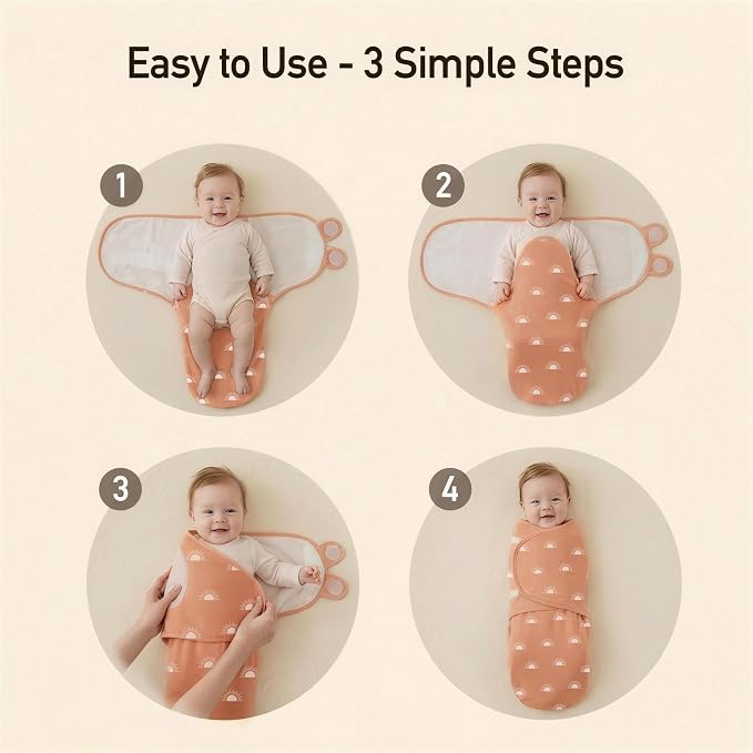 GLLQUEN BABY Swaddles for Newborns 0-3 Months, Adjustable & Easy Fastener | - Image 6