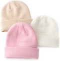 DRESHOW BQUBO 3 Pack Baby Beanies Toddler Kids Winter Hats Soft Knit Hat by DRESHOW