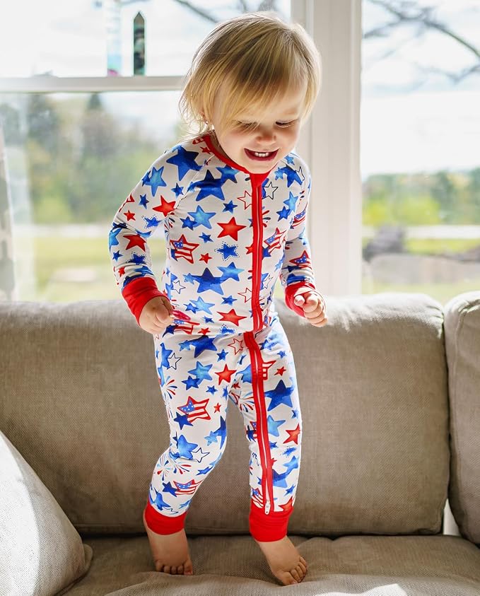 babee Reshinee Bamboo Viscose Baby Footie Pajama, Zipper Sleeper Boys Girls - Image 2