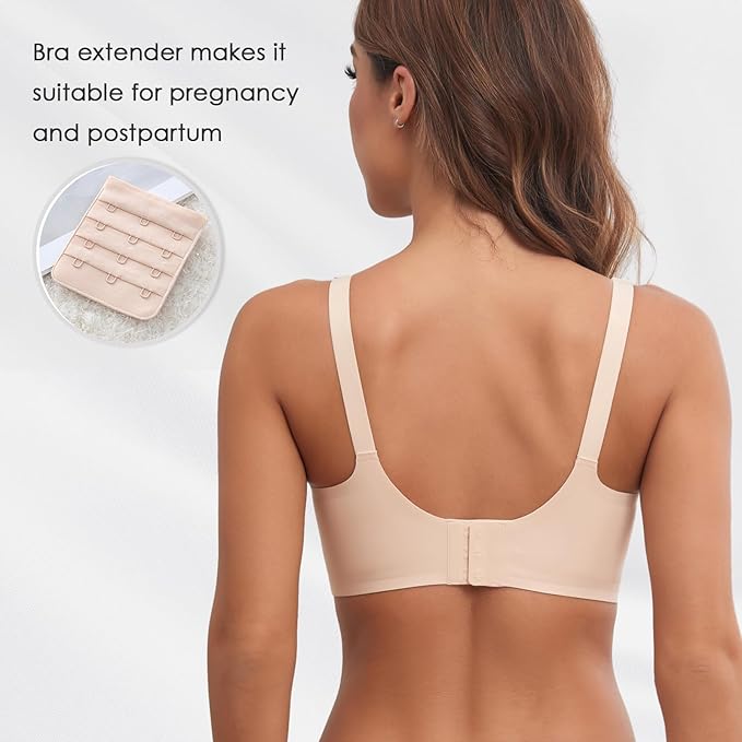 As Fairy Seamless Nursing Bras for Breastfeeding Soft Wireless Sleep Maternity Bralette Regular and Plus Size