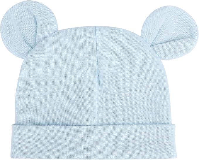 DRESHOW BQUBO 4 Pieces Baby Beanie Newborn Toddler Soft Cute Knit Hat Hospital - Image 7