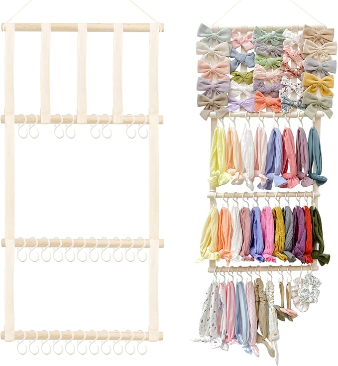 POVETIRE Headband Holder Hair Bows Organizer by POVETIRE