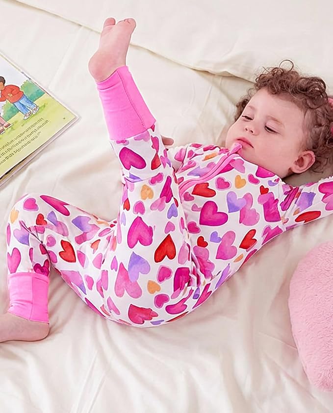 babee Reshinee Viscose Derived from Bamboo Baby Footie Pajamas Convertible - Image 8