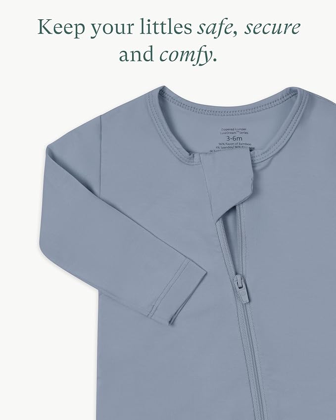 PurComfy Bamboo Viscose Baby Romper, Long Sleeve Pajmas - Image 5