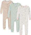 Gerber Baby Boys 3-Pack Snug Fit Footless One Piece Cotton Pajamas by Gerber