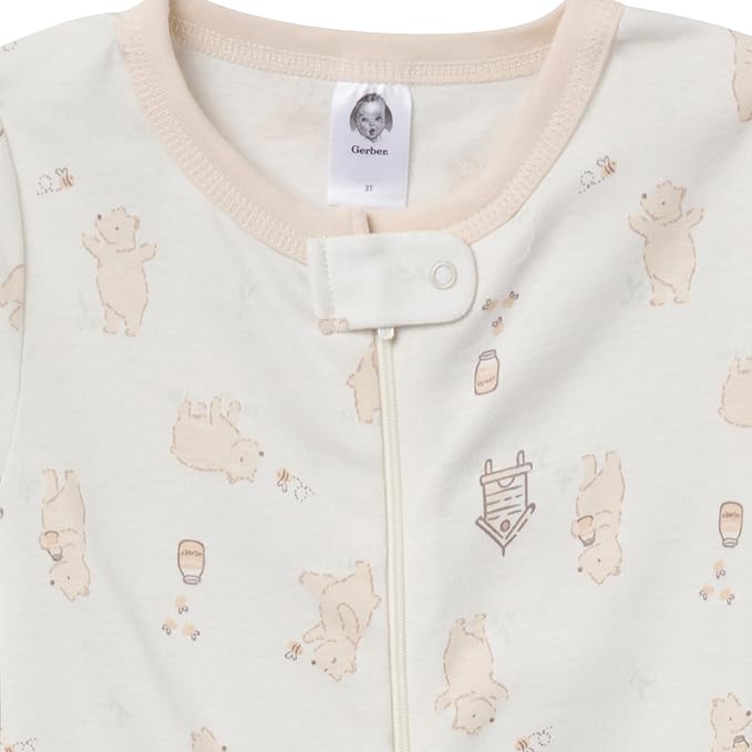 Gerber Baby Boys 3-Pack Snug Fit Footless One Piece Cotton Pajamas - Image 5
