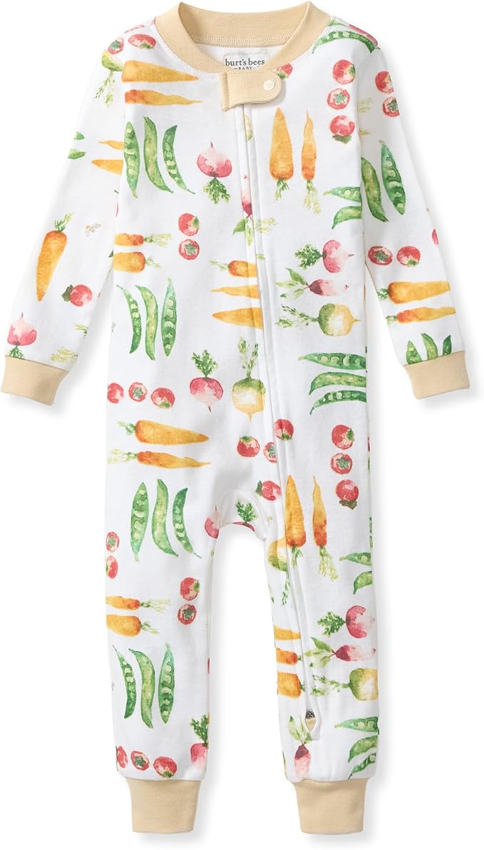 Burt's Bees Baby Unisex Footless Sleeper Pajama, 1-Pc Zip-Up Footie Pajama | by BurtsBeesBaby