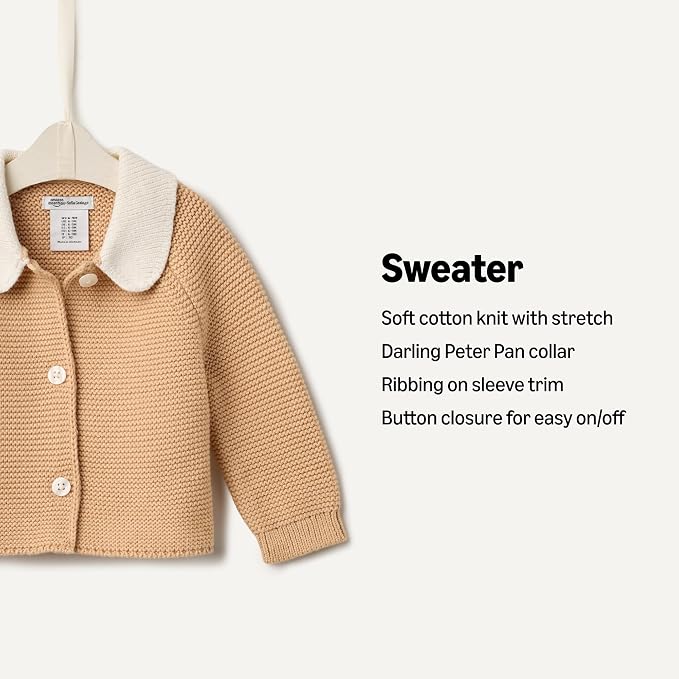 Amazon Essentials x Sofia Grainge Unisex Toddlers and Babies' Peter Pan Collar - Image 3