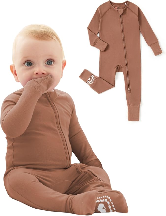 PATPAT Organic Cotton Baby Footie Pajamas by PATPAT