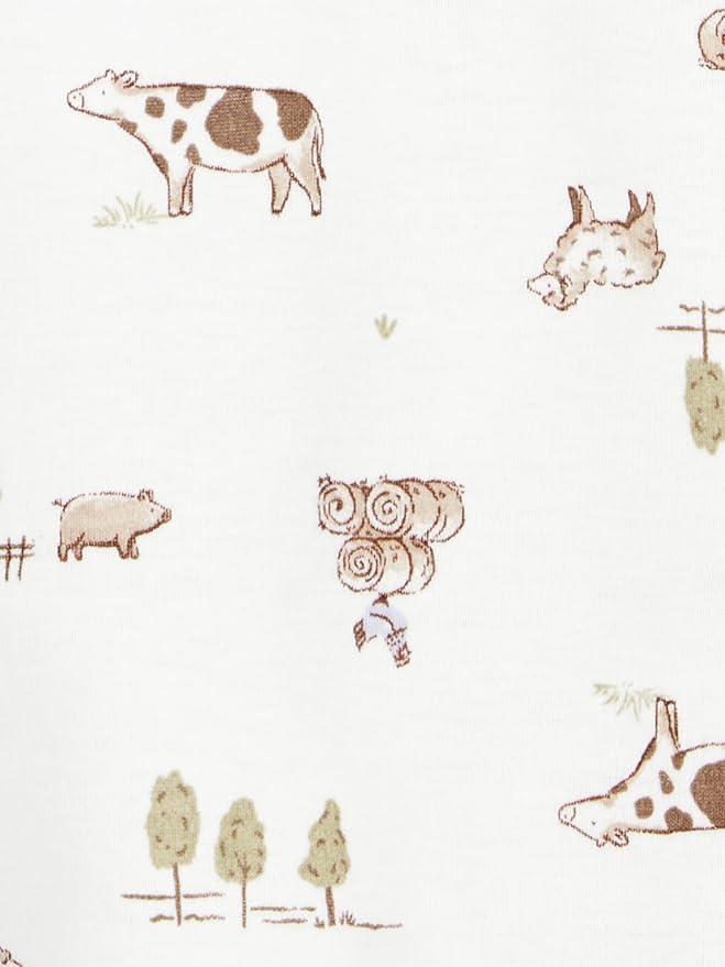 Simple Joys by Carter's Baby 3-pack Neutral Cotton Sleeper Gown - Image 6