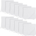 12 Pack Muslin Burp Cloths by BAMBOOQUEEN