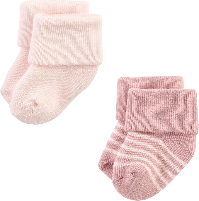 Hudson Baby Baby 8-pack Cotton Rich Newborn and Terry Socks - Image 3