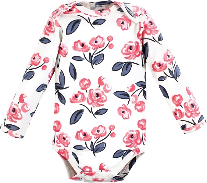 Touched by Nature Unisex Baby Organic Cotton Long-Sleeve Bodysuits - Image 4