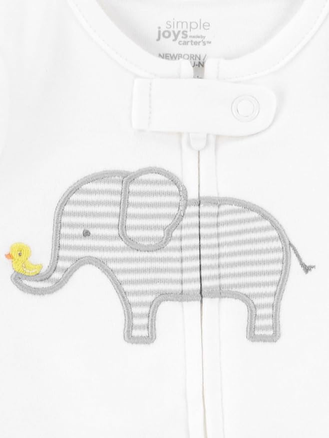 Simple Joys by Carter's Baby 3-Pack Neutral Sleep and Play - Image 3