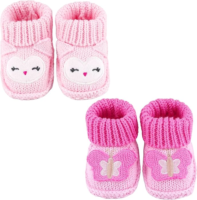 Newborn Knit Booties Soft Baby Sock Boots by DUONITITI
