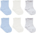 bistyle Baby Grip Ankle Socks 6 Pairs | Newborn Infant Toddlers Sock Organic by bistyle