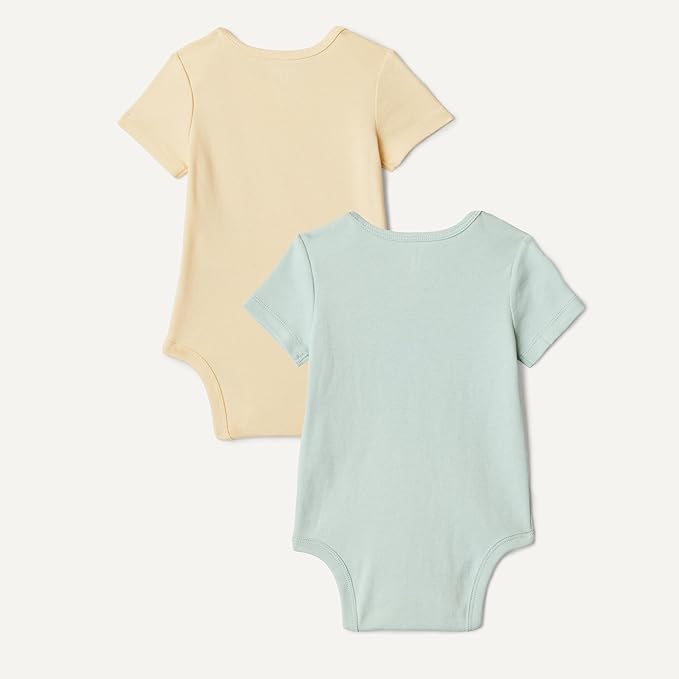 Amazon Essentials Unisex Babies' Short-Sleeve Bodysuits - Image 3