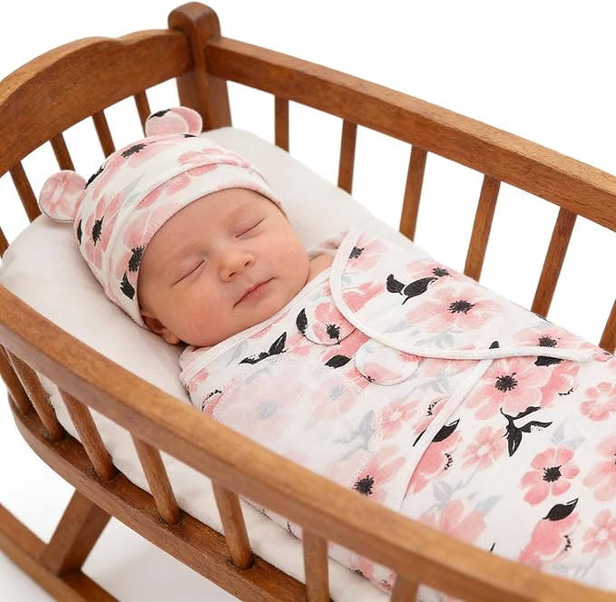 3-Pack Baby Swaddles for Newborns Girls - Image 3