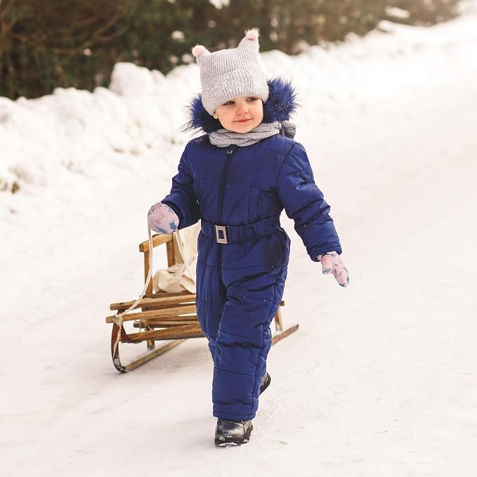 Toddler Mittens Lined Fleece Snow Gloves - Image 6