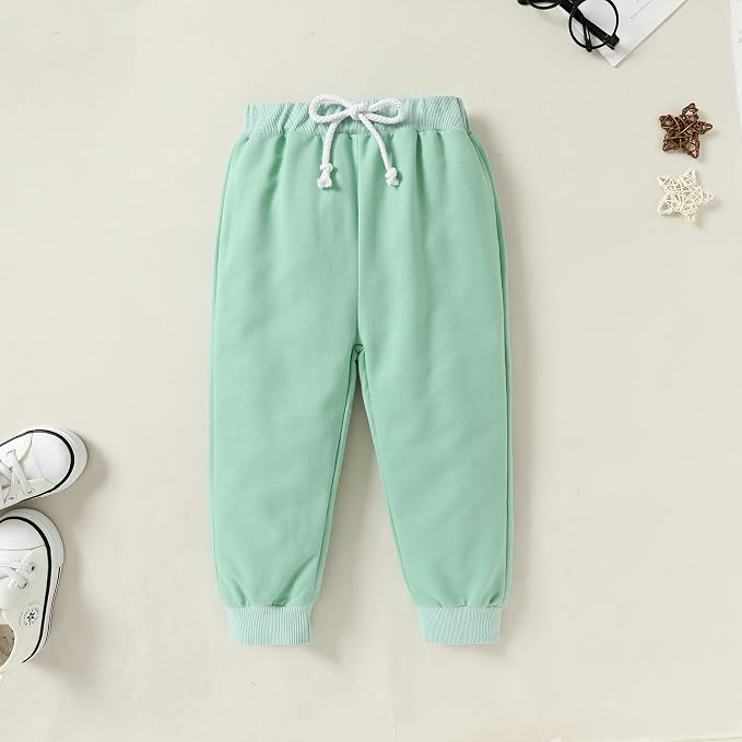 Happy Town Baby Fall Outfits for Girl Boy Long Sleeve Hoodie Top and Long - Image 5