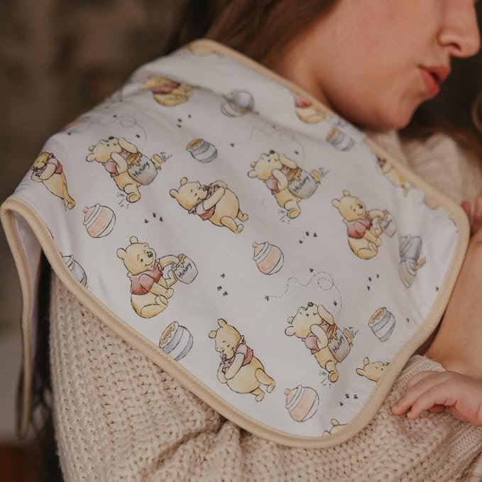 Copper Pearl Baby Burp Cloth Large 21''x10'' Size Premium Absorbent Triple - Image 4