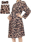 SUFEINI Maternity Robe and Matching Baby Swaddle Blanket Set, Mommy Robe by SUFEINI