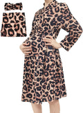 SUFEINI Maternity Robe and Matching Baby Swaddle Blanket Set, Mommy Robe by SUFEINI
