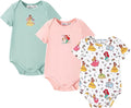Disney Baby Viscose Made from Bamboo 3-Pack Bodysuits Set Newborn to Infant by Disney