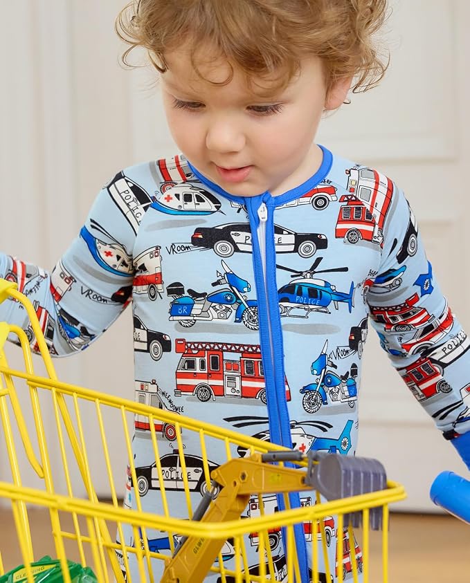 babee Reshinee Bamboo Viscose Baby Footie Pajama, Zipper Sleeper Boys Girls - Image 6