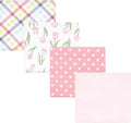 Luvable Friends Little Treasure Flannel Receiving Blankets 4pk by Luvable+Friends