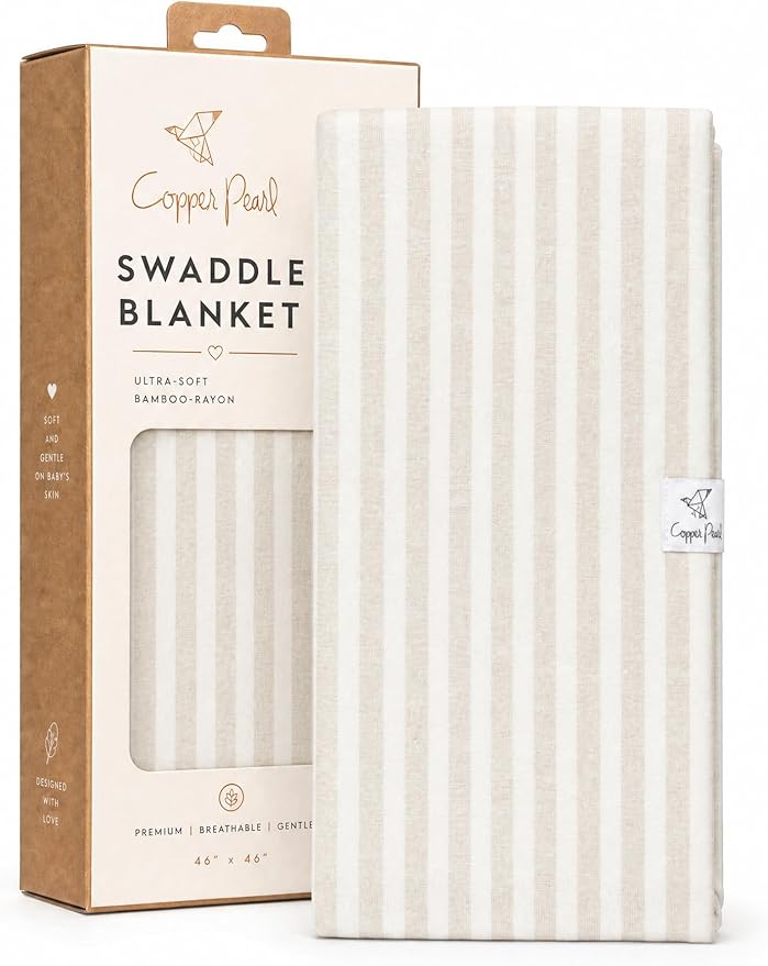Copper Pearl Swaddle Blankets for Newborns | Soft Stretchy Receiving Blankets by CopperPearl