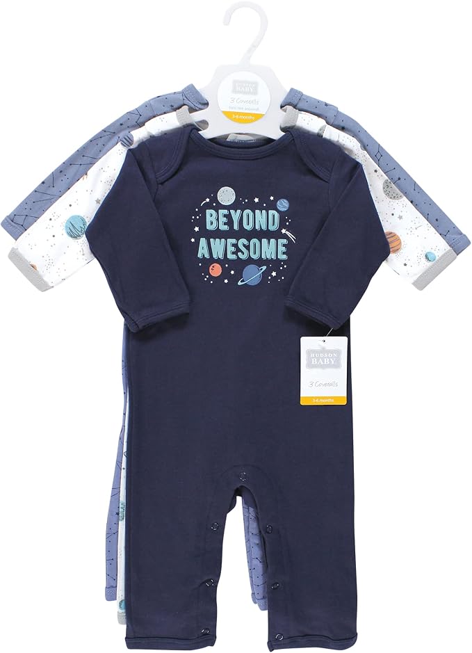 Hudson Baby unisex-child Cotton Coveralls - Image 2