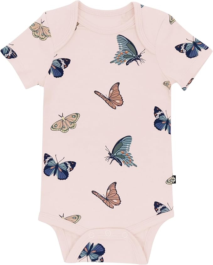 KYTE BABY Short Sleeve Baby Bodysuit, Buttery Soft Rayon Made From Bamboo by KYTEBABY