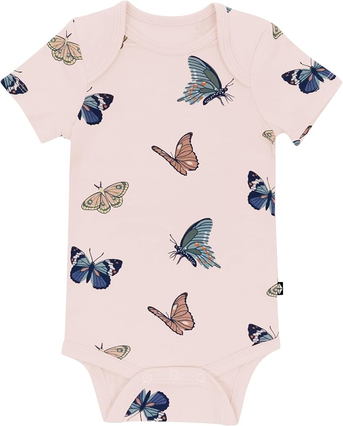KYTE BABY Short Sleeve Baby Bodysuit, Buttery Soft Rayon Made From Bamboo by KYTEBABY