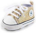 Unisex Baby Girls Boys Canvas High-top Shoes, Newborn Infant Anti-Slip Soft by KKIIDDSS