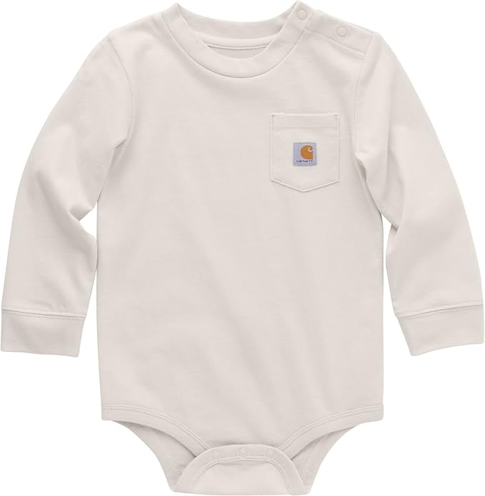 Carhartt Long-Sleeve Pocket Bodysuit | 100% Cotton | Made From Breathable by Carhartt