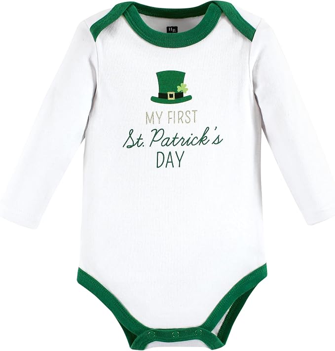 Hudson Baby baby-boys Cotton Long-sleeve Bodysuits 3-pack - Image 3