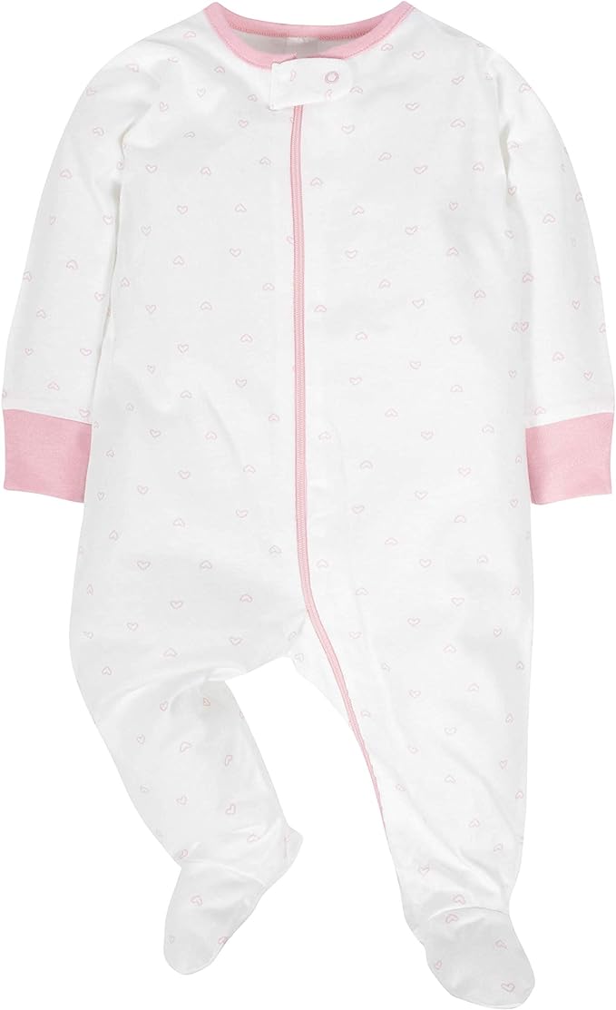 Gerber Baby Girls 4 Pack Sleep 'N Play Footie