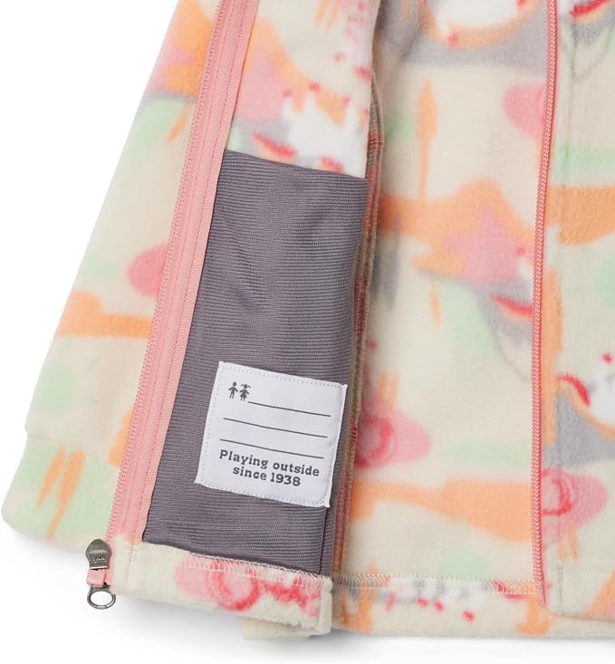 Columbia Youth Girls Benton Springs II Printed Fleece Jacket - Image 3