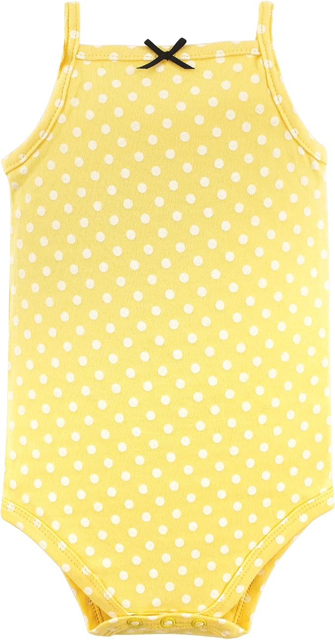 Hudson Baby Unisex Baby Cotton Sleeveless Bodysuits - Image 4