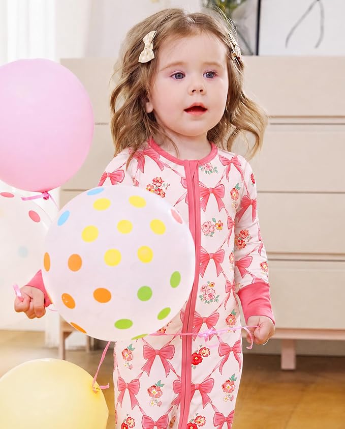 babee Reshinee Viscose derived from bamboo Baby Pajamas Convertible Footie - Image 9