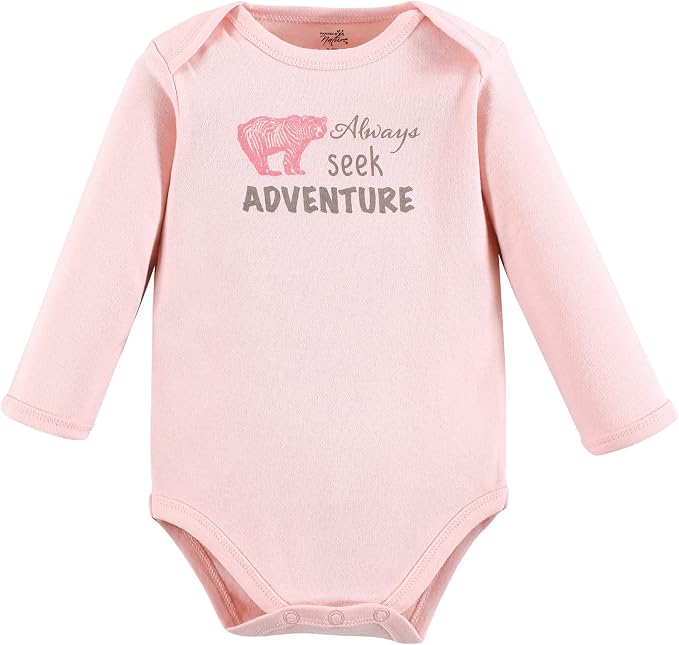 Touched by Nature Unisex Baby Organic Cotton Long-Sleeve Bodysuits - Image 4