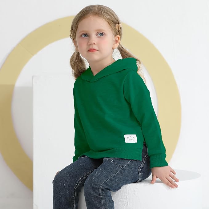 Happy Town Toddler Baby Boy Girl Sweatshirt Hoodie Pullover Fall Outfits Solid - Image 2