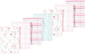 Luvable Friends Hudson Baby Flannel Burp Cloths 7pk, Sweet Llama by Luvable+Friends